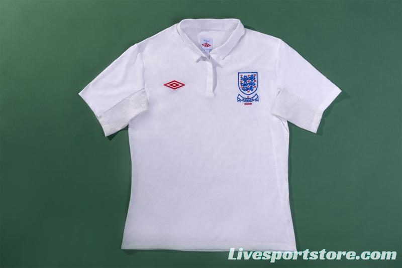 Retro 2010 England Home Soccer Jersey