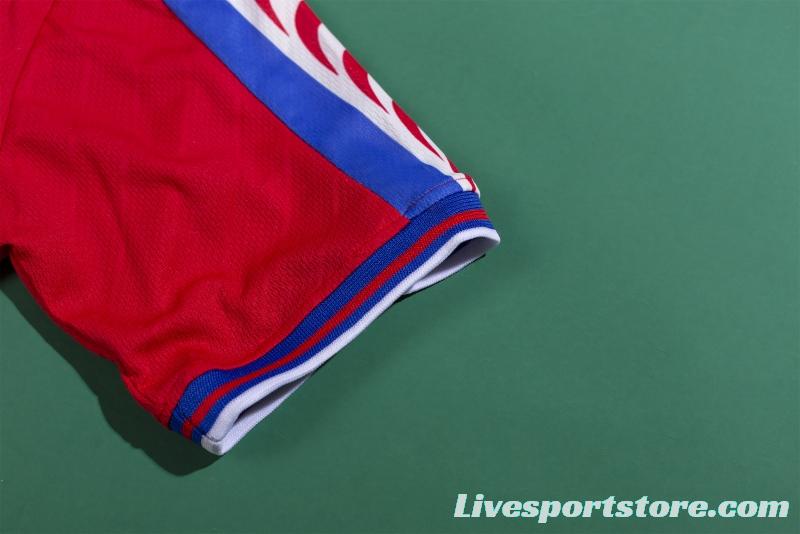 Retro 1996 Czech Republic Home Soccer Jersey