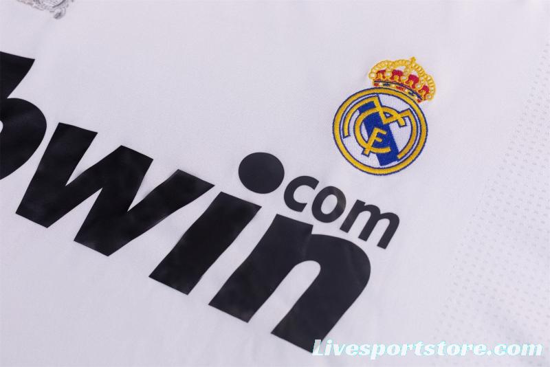 RETRO 09/10 Real Madrid Home Soccer Jersey