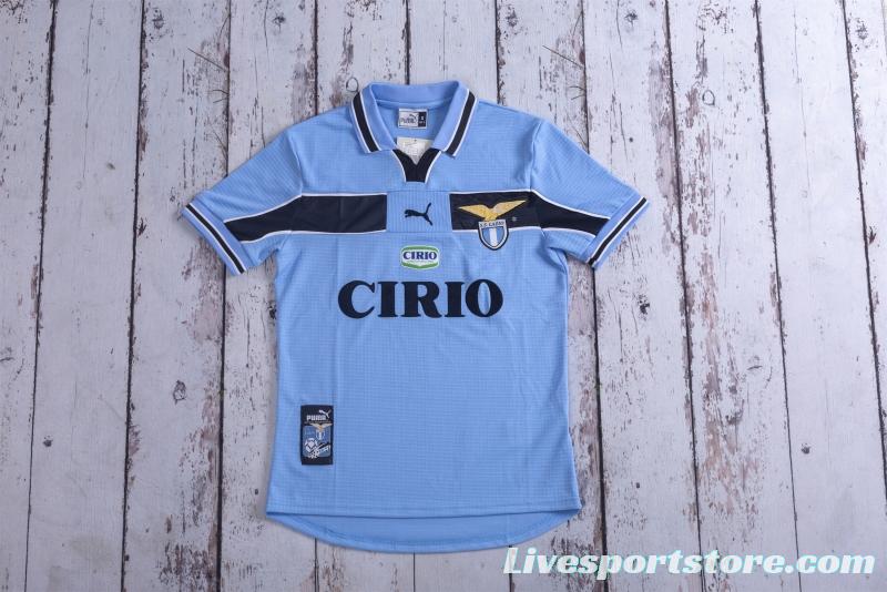 RETRO 98/00 Lazio Home Soccer Jersey