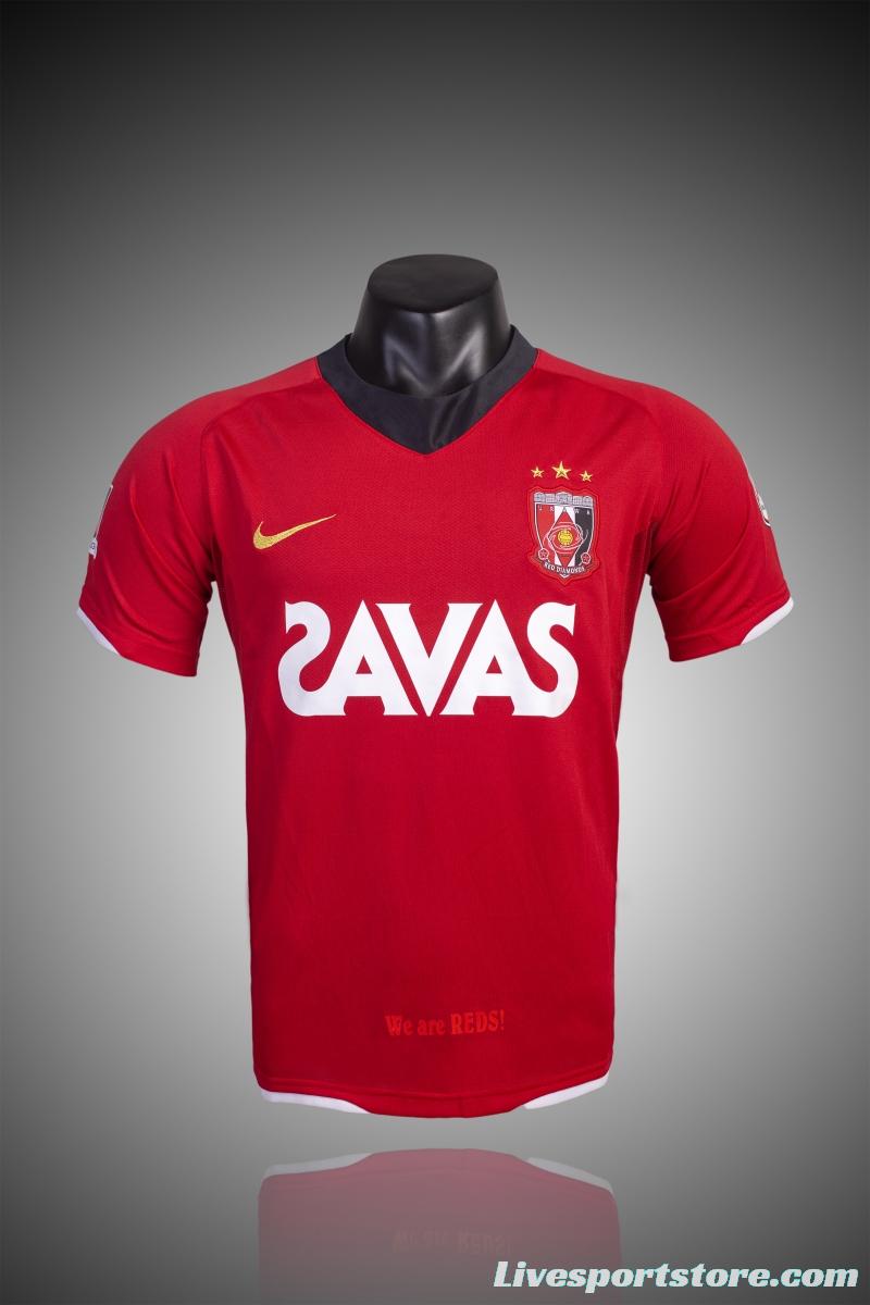 RETRO 2008 Urawa Red Diamonds Home Soccer Jersey