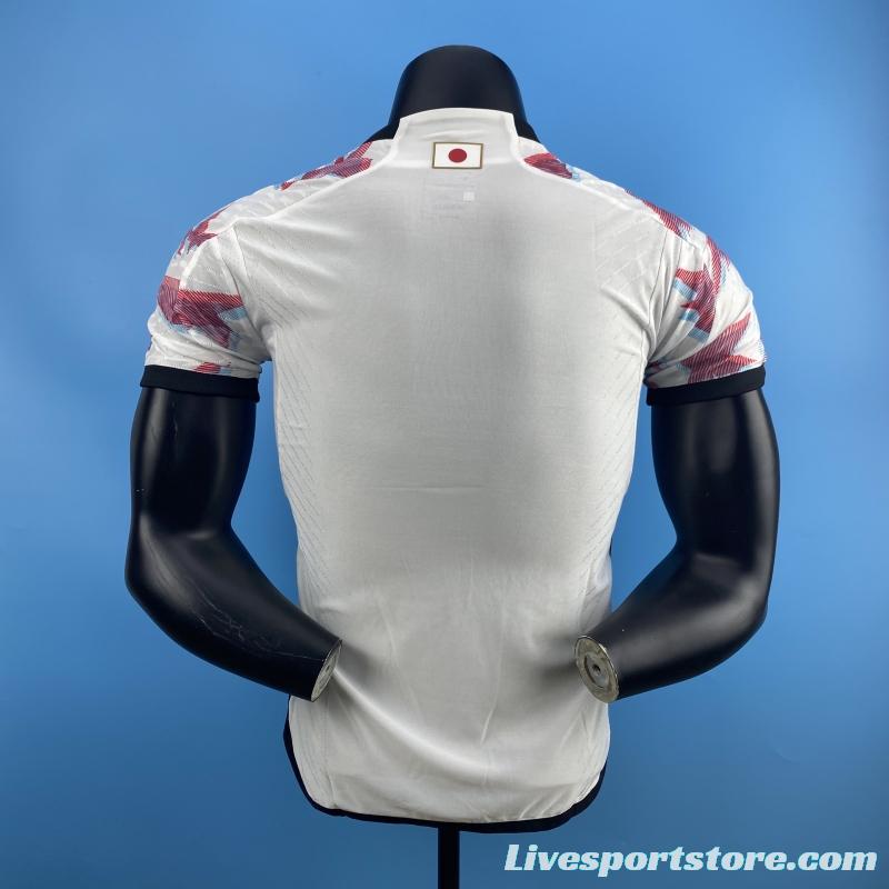 Player Version 2022 Japan Away World Cup Soccer Jersey