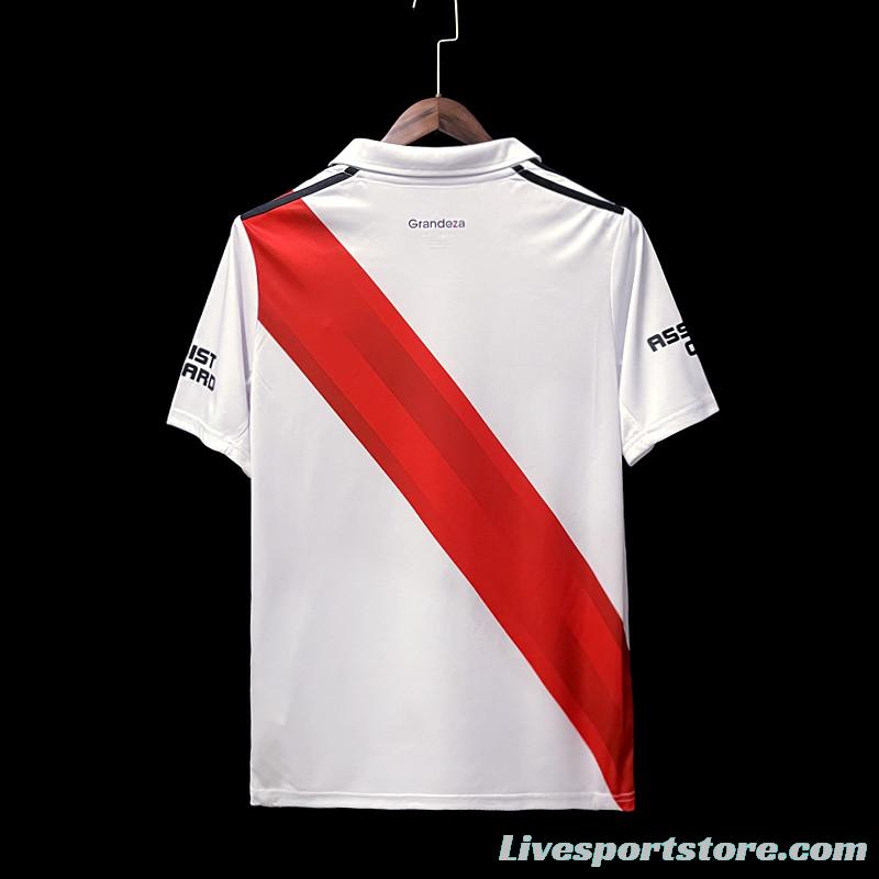 22/23 River Plate Home Soccer Jersey