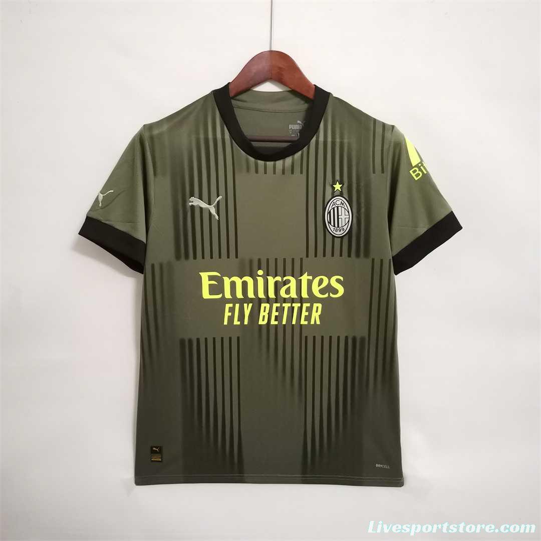 22/23 AC Milan Third Soccer Jersey