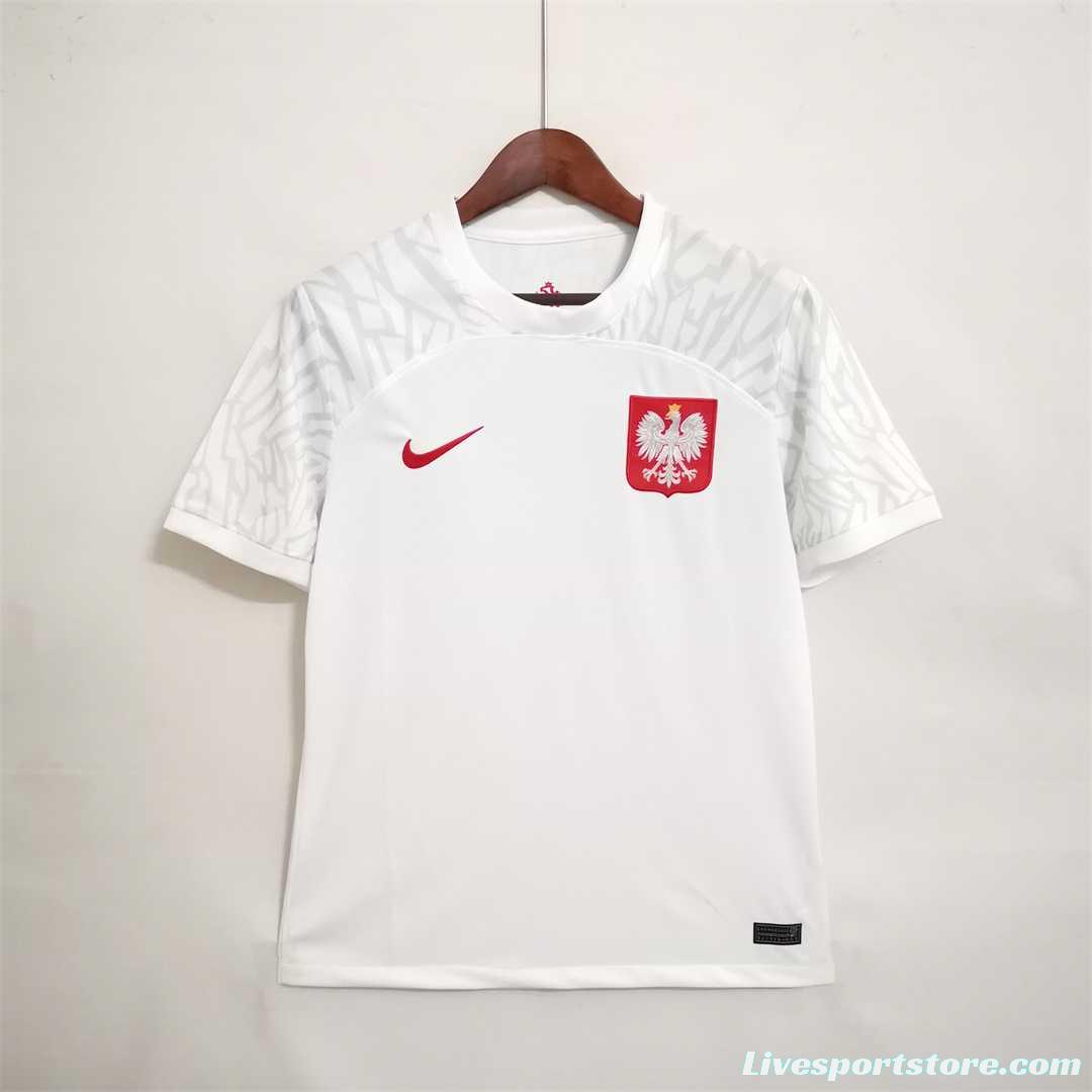 2022 Poland Home Soccer Jersey