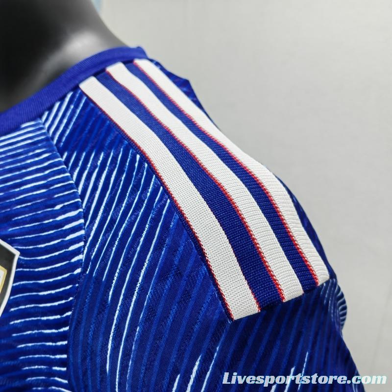 Player Version 2022 Japan Home Soccer Jersey