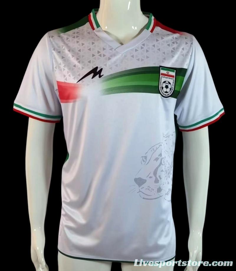 2022 Iran Away Soccer Jersey