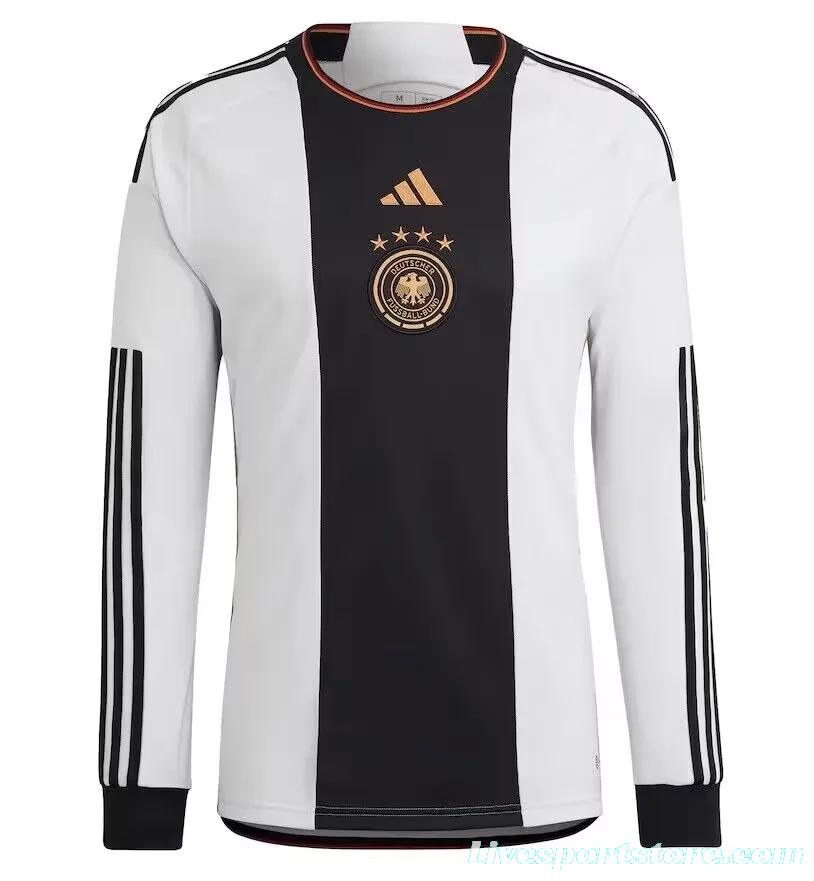 2022 Germany Home Long Sleeve Jersey