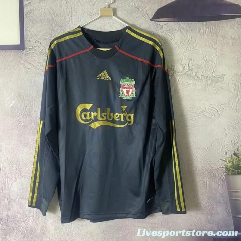 Retro 09/10 Liverpool Away Long Sleeve Jersey