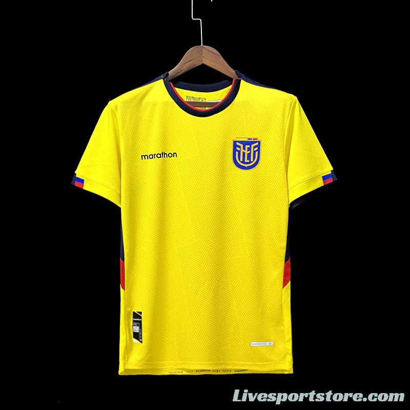 2022 Ecuador Home Jersey