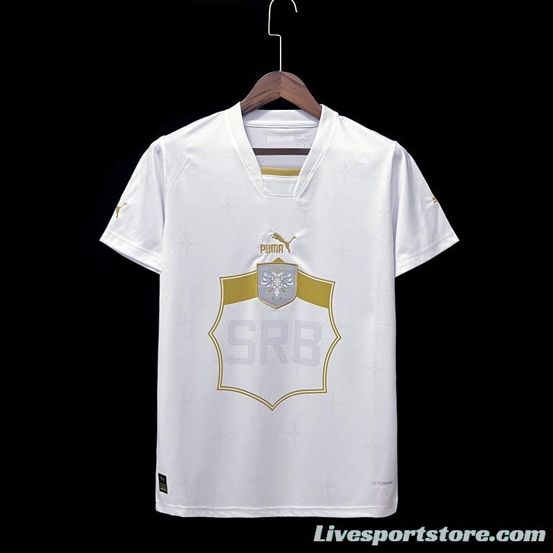 2022 Serbia Away White Jersey