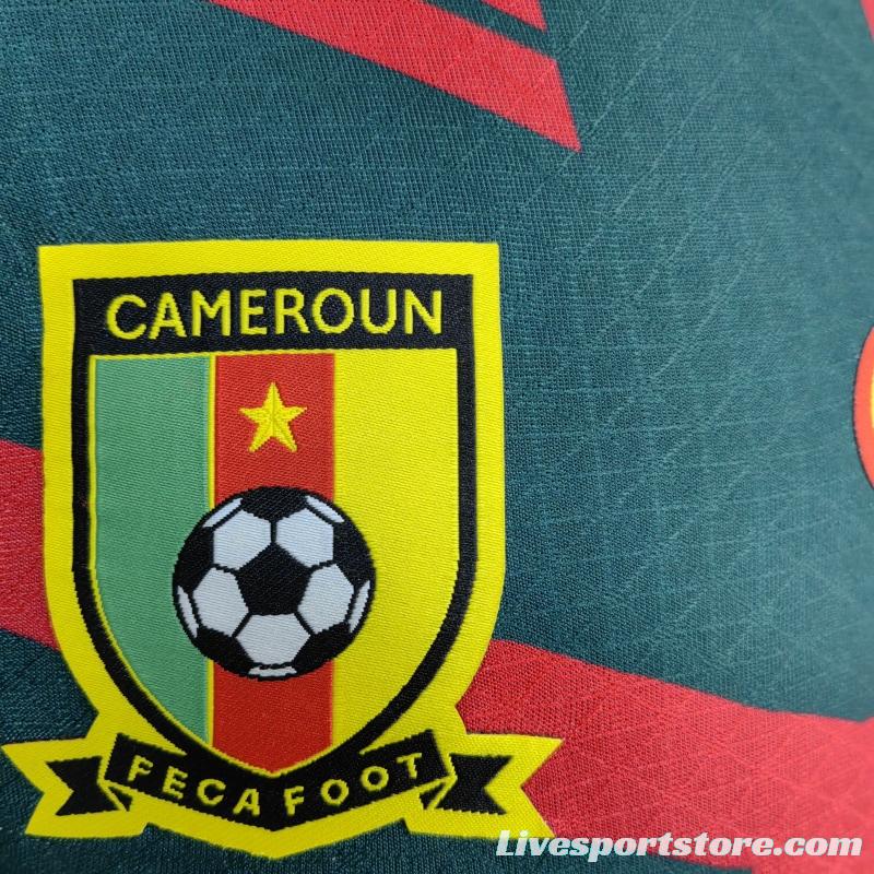 Player Version 2022 Cameroon Away Red Jersey