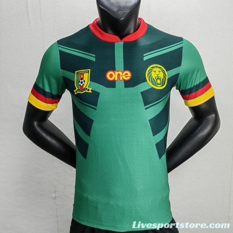 Player Version 2022 Cameroon Home Green Jersey