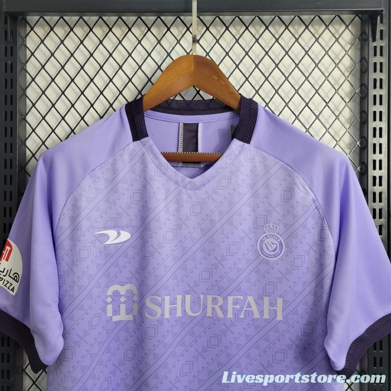 22 23 Al-Nassr FC Forth Purple Jersey