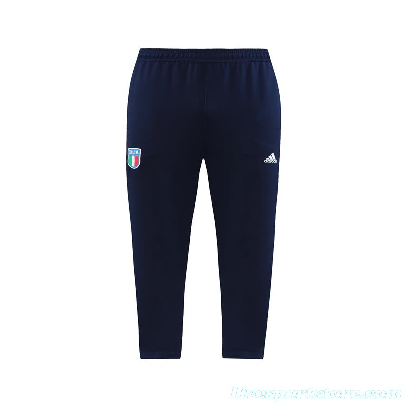 2022 Italy Blue Full Zipper Tracksuit