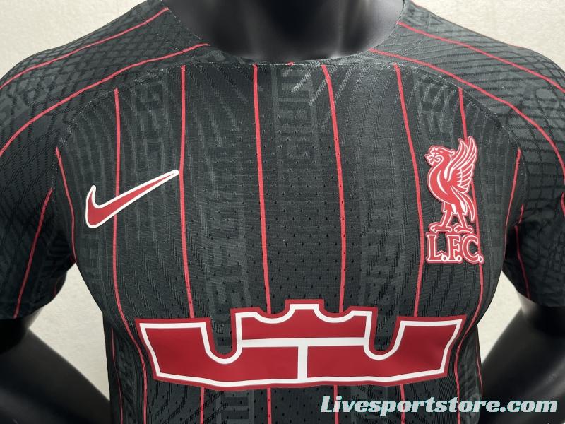 Player Version 23/24 Liverpool xLeBron James Black Jersey