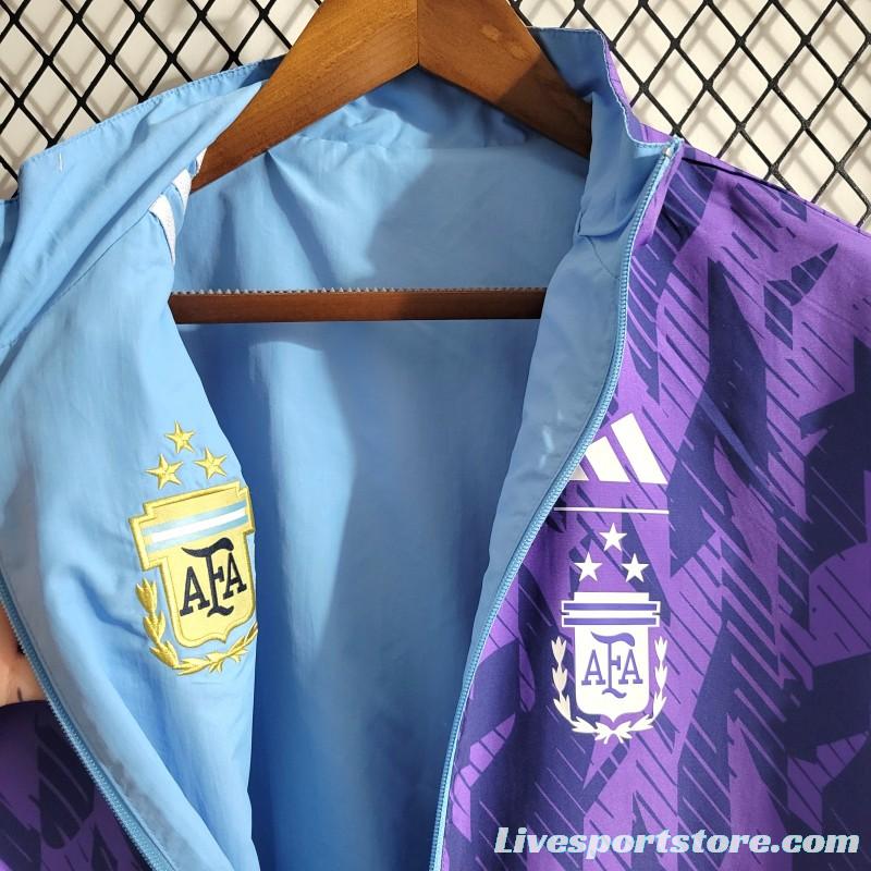 3-star 2023 Argentina Reversible Windbreaker