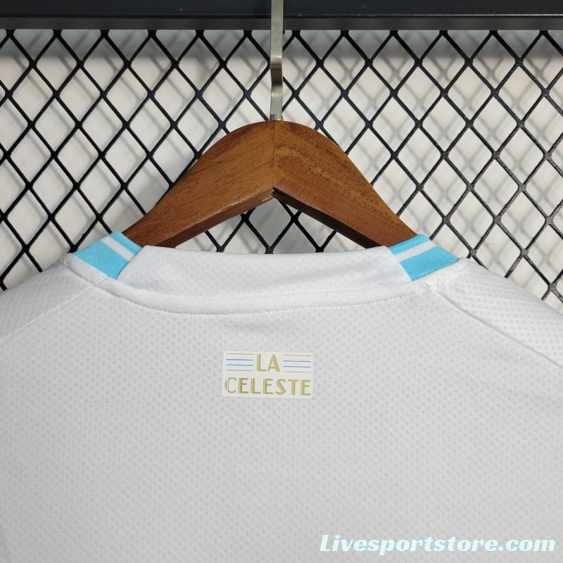 2023 Uruguay Away White Jersey