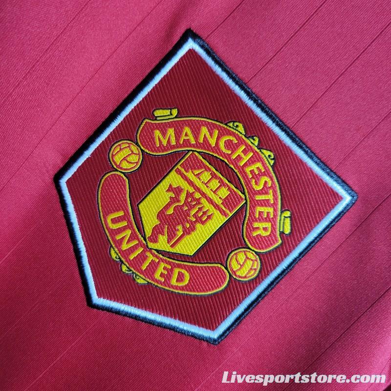 22/23 Long Sleeve Manchester United Home Jersey