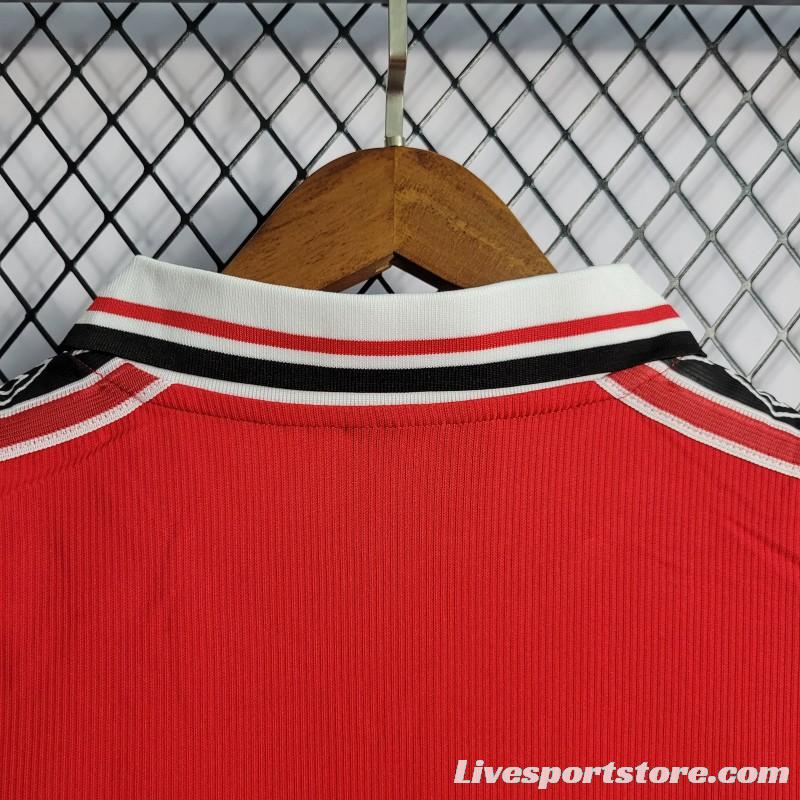 Retro 98-99 Manchester United Home Jersey