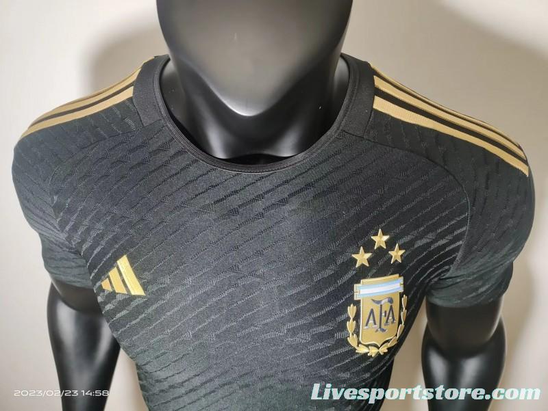 Player Version 3 Argentina 2022 Argentina Black Special Jersey