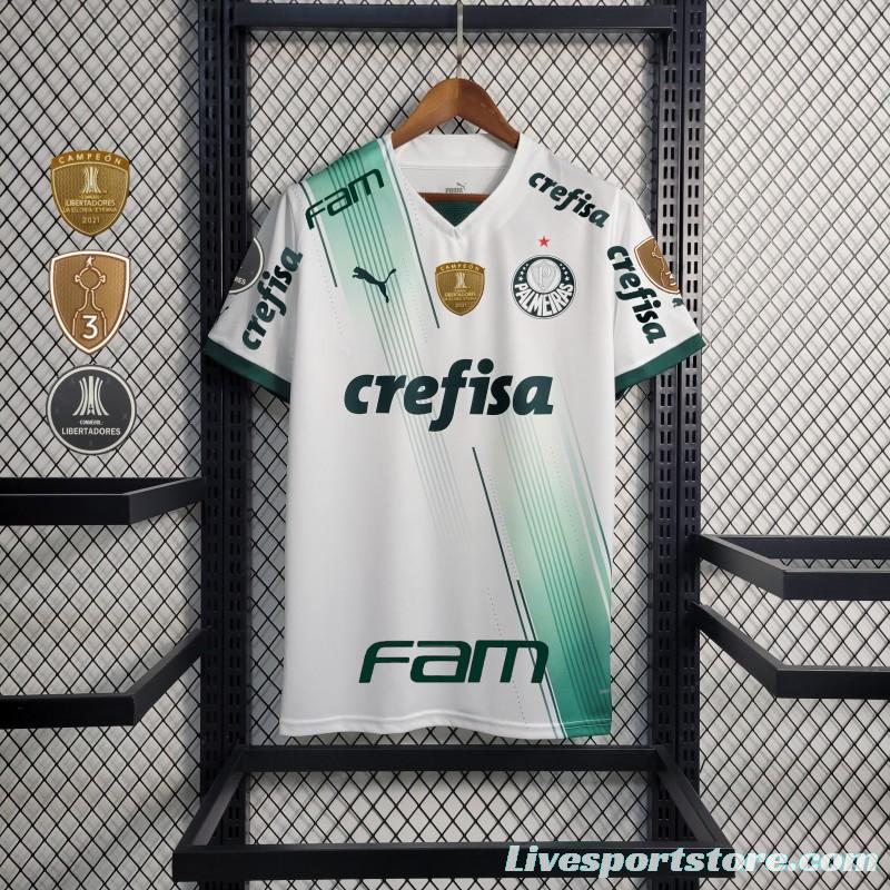 23/24 Palmeiras Away Jersey +With Full Sponsors+Patches