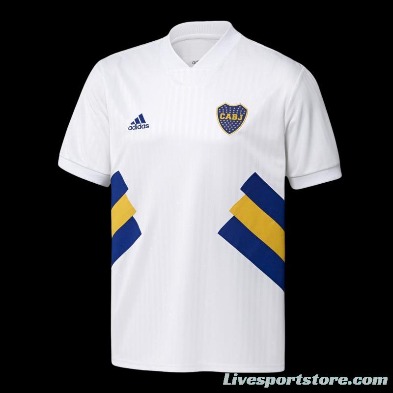 Player Version 22/23 Adidas Boca Juniors Icon Remake Jersey