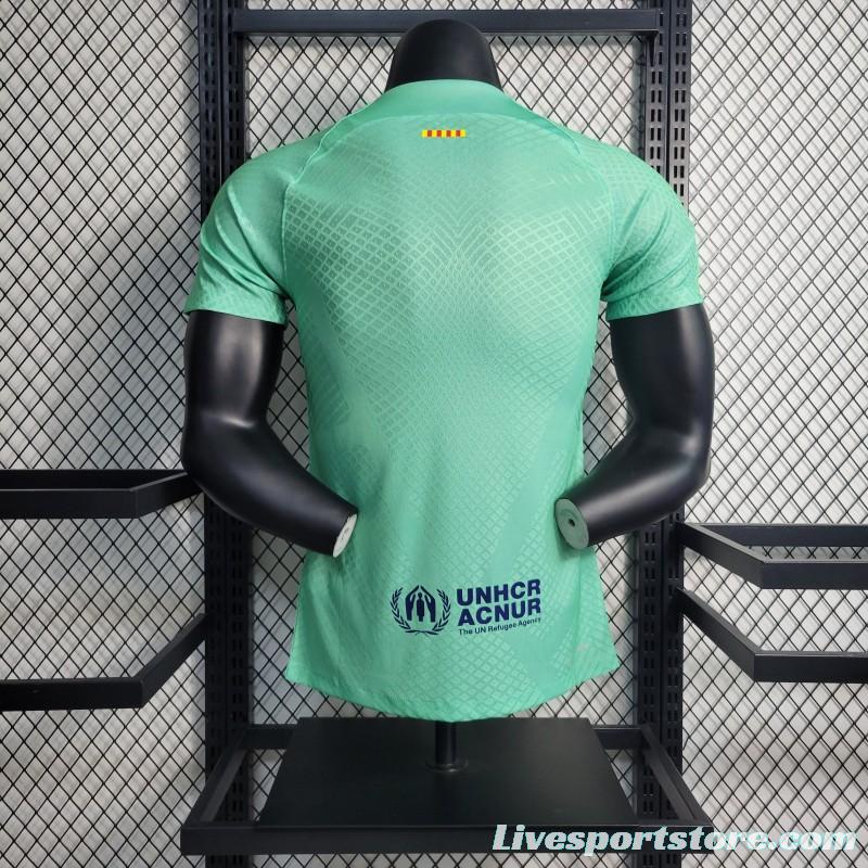 Player Version 23-24 Barcelona Green Special Jersey