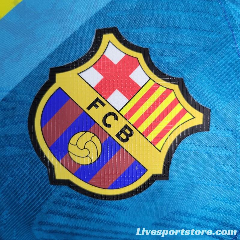 Player Version 23-24 Barcelona Blue Classic Jersey