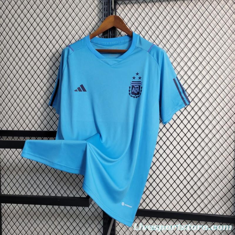 2023 Argentina Training Blue Jersey