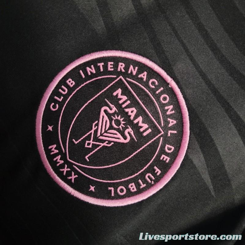 23-24 Inter Miami Away Black Jersey