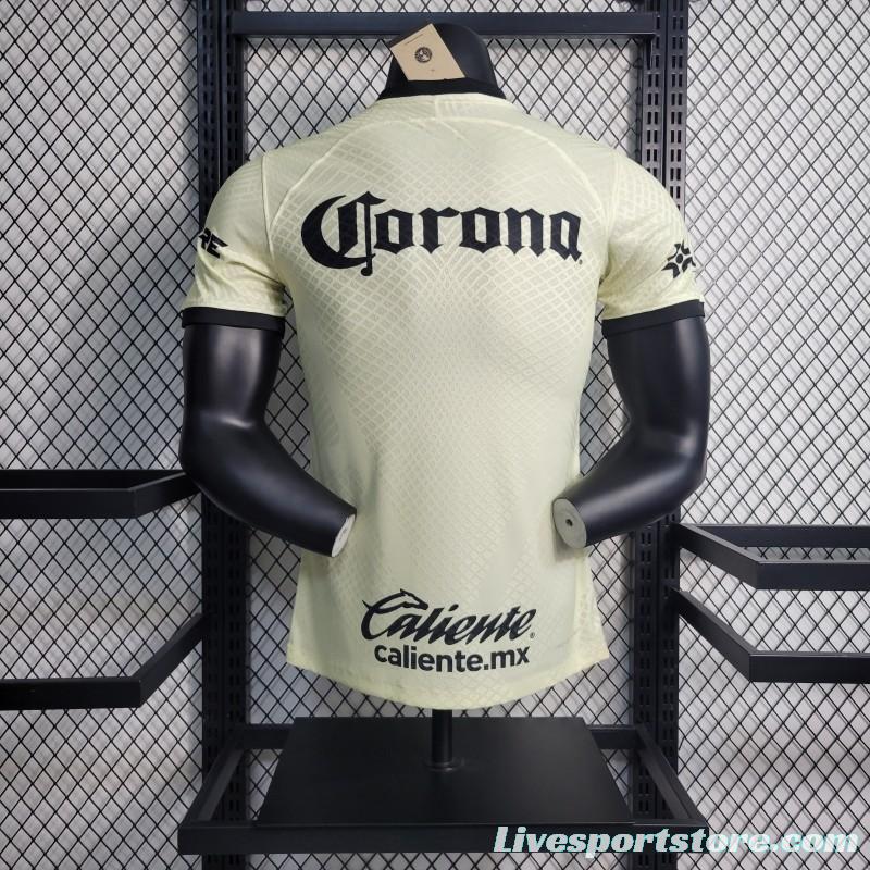 Player Version 22/23 Player Club America Third Yellow Jersey