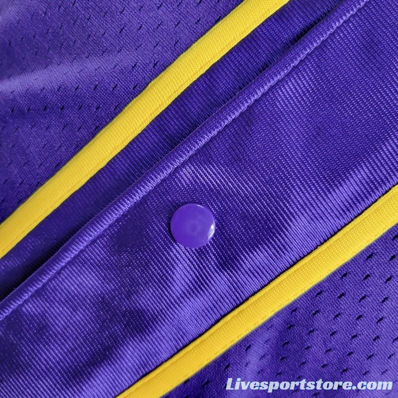 2023 NBA Lakers STATEMENT BASEBALL Purple Jersey