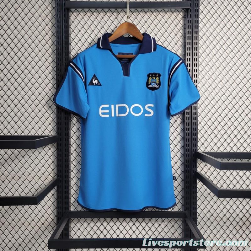 Retro 01/02 Manchester City Home Jersey