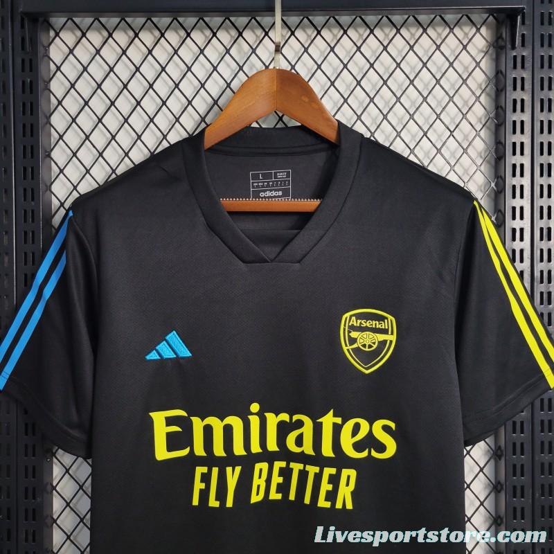 23-24 Arsenal Black Training Jersey