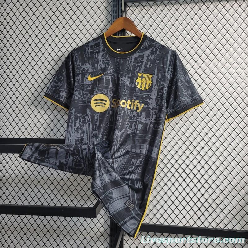 23-24 Barcelona Black Gold Special Edition Jersey