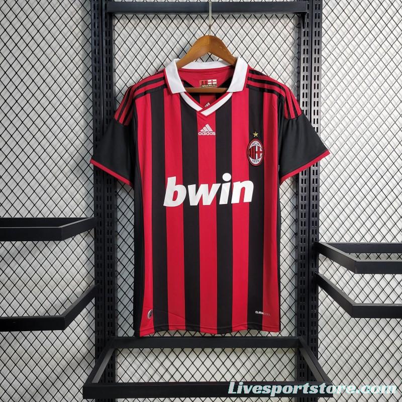 Retro 2009-10 AC Milan Home Jersey