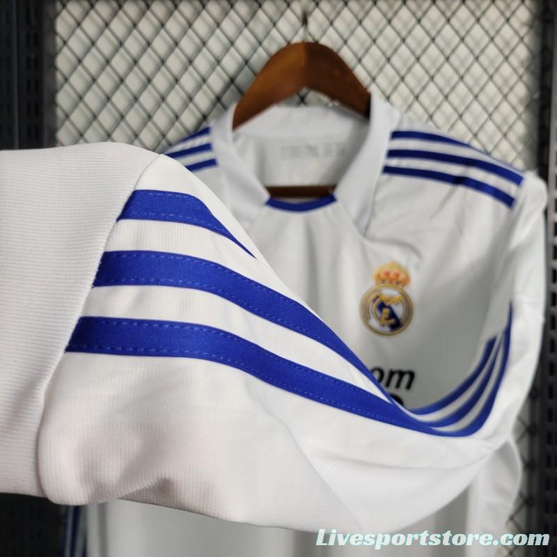 Retro Long Sleeve 10-11 Real Madrid Home Jersey