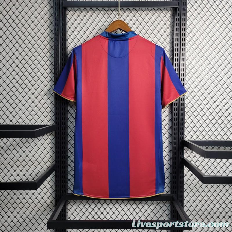 Retro 07-08 Barcelona Home Soccer Jersey