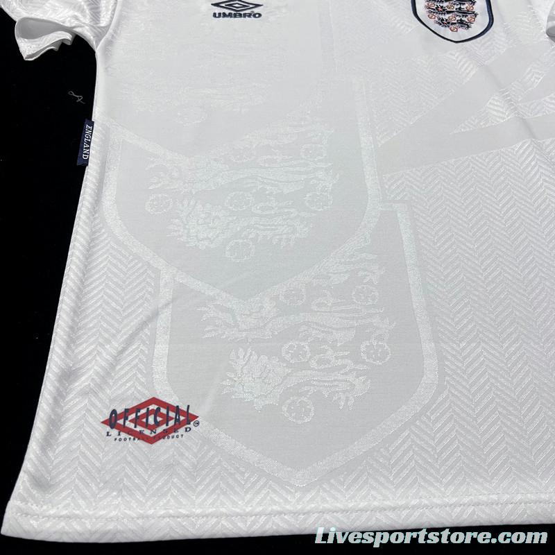 Retro 94/95 England At Home Soccer Jersey