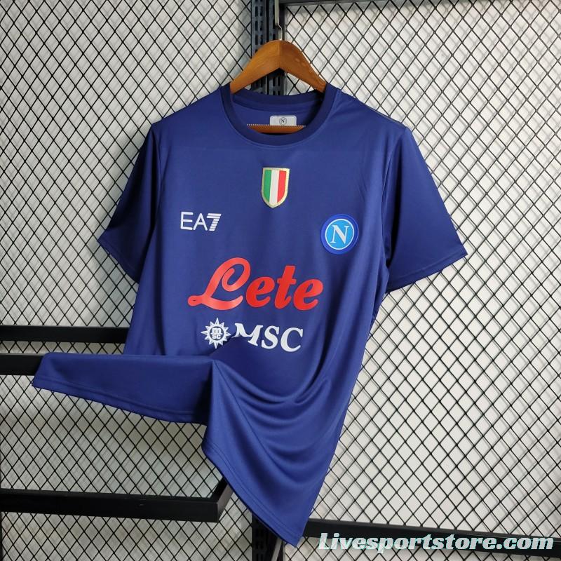 23/24 Napoli Blue Training Jersey