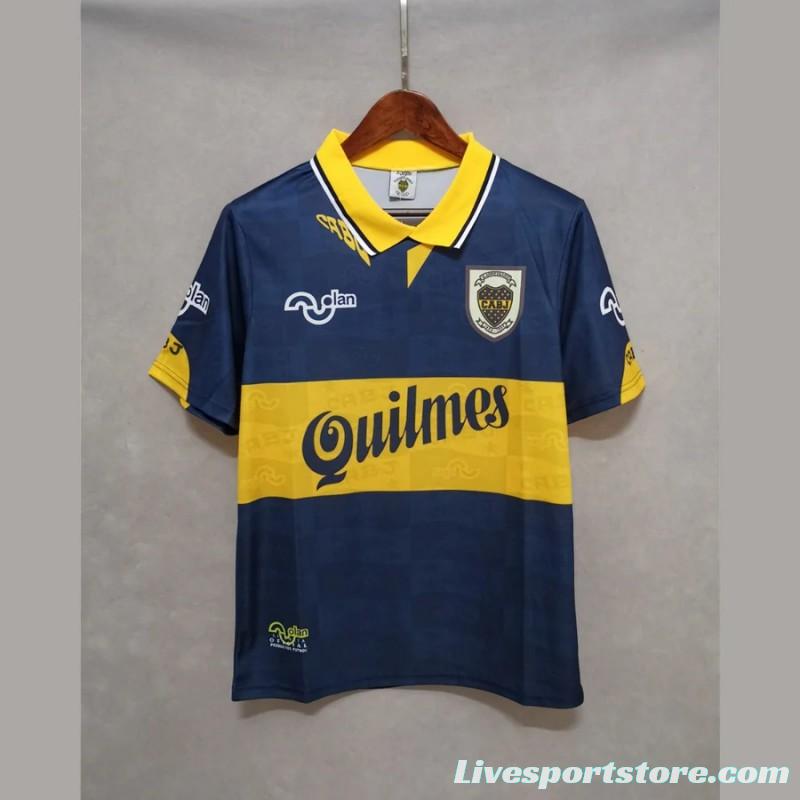 Retro 95/96 Boca Juniors Home Jersey