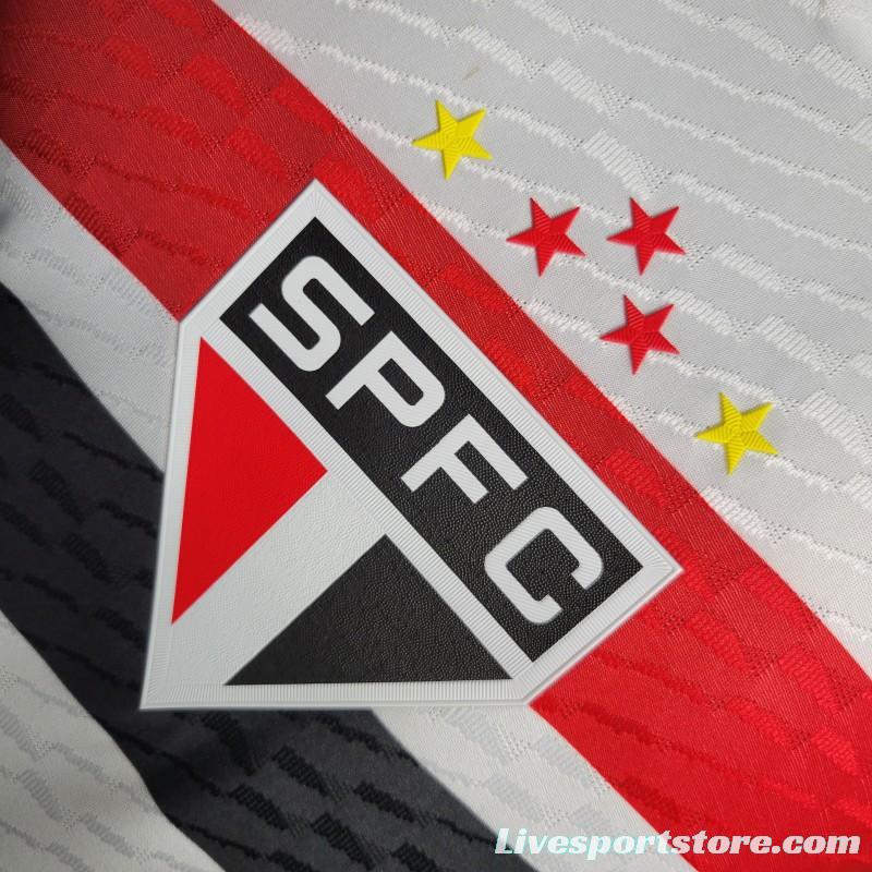 Player Version 23-24 Sao Paulo Home Jersey