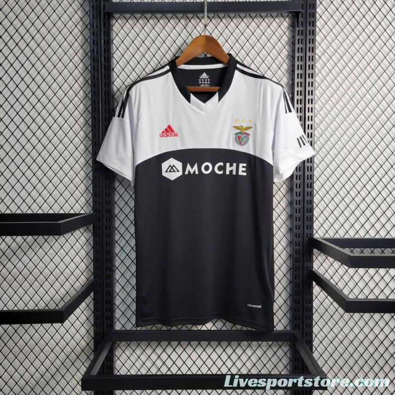 Retro 13-14 Benfica  Away Black/White Jersey