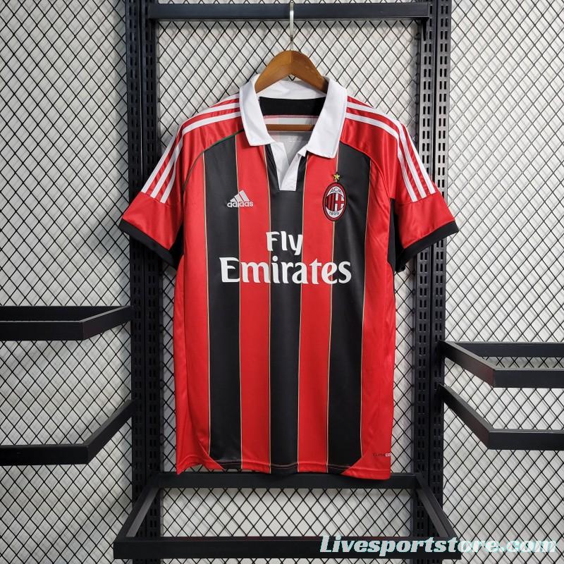 Retro 12-13 AC Milan Home Soccer Jersey