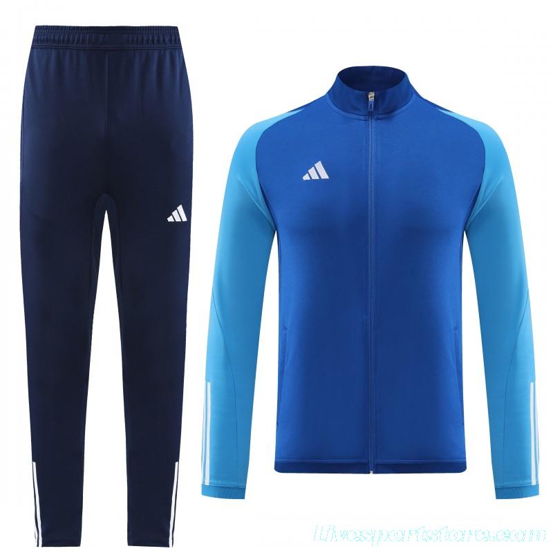 2023 Adidas Blue Full Zipper Jacket +Pants