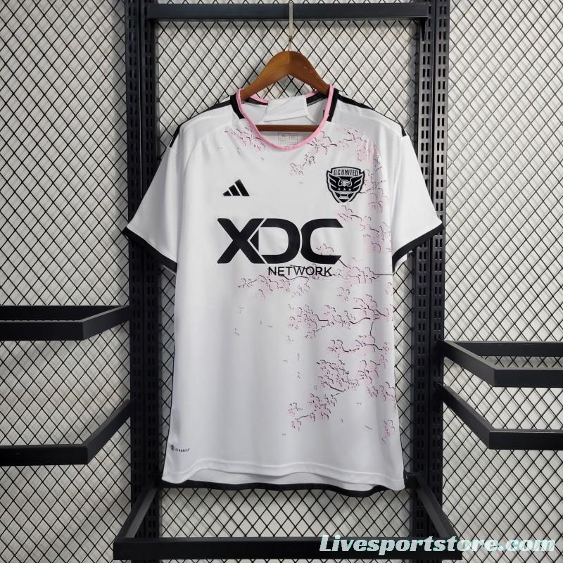 23/24 DC United White The Cherry Blossom Jersey