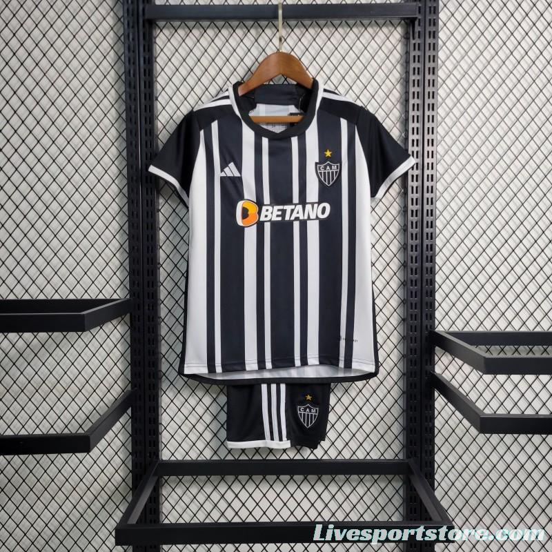 23-24 Kids Atletico Mineiro Home Size 16-28 Soccer Jersey