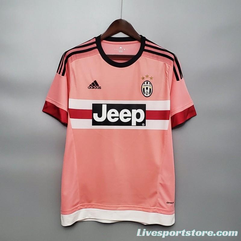 Retro 15/16 Juventus Away Pink Jersey