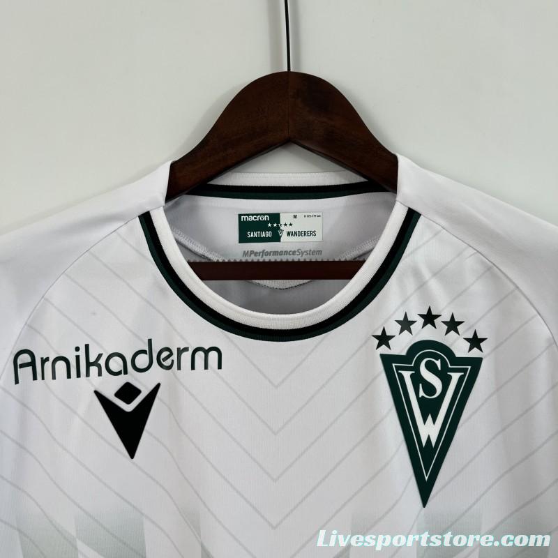 23/24 Santiago Wanderers Away White Jersey